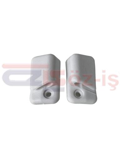 VW 1300 1303 GÜNEŞLİK TUTUCU PLASTİK BEYAZ 2 ADET
