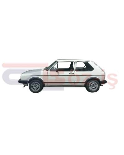 VW GOLF 1 COUPE DÜZ TAVAN DÖŞEMESİ   SİYAH